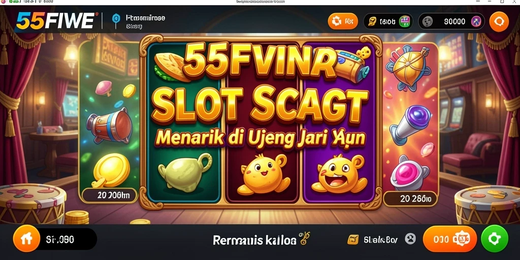 Tampilan gameplay seru dari permainan Slot 55FIVE.