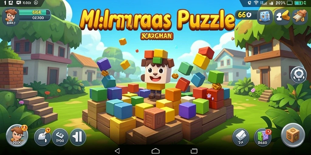 Tampilan gameplay 66K yang penuh warna dan menarik.