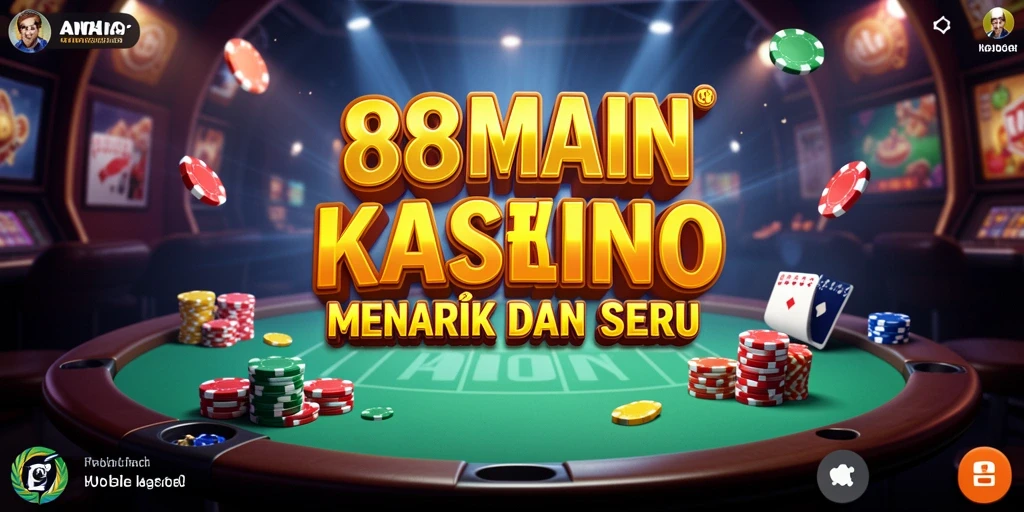 Tampilan utama game Kasino 88MAIN dengan gameplay yang menarik.