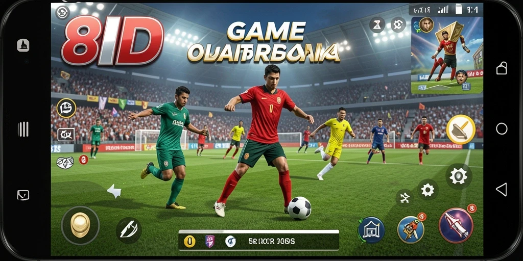 Screenshot gameplay 8ID menampilkan aksi seru dalam olahraga.