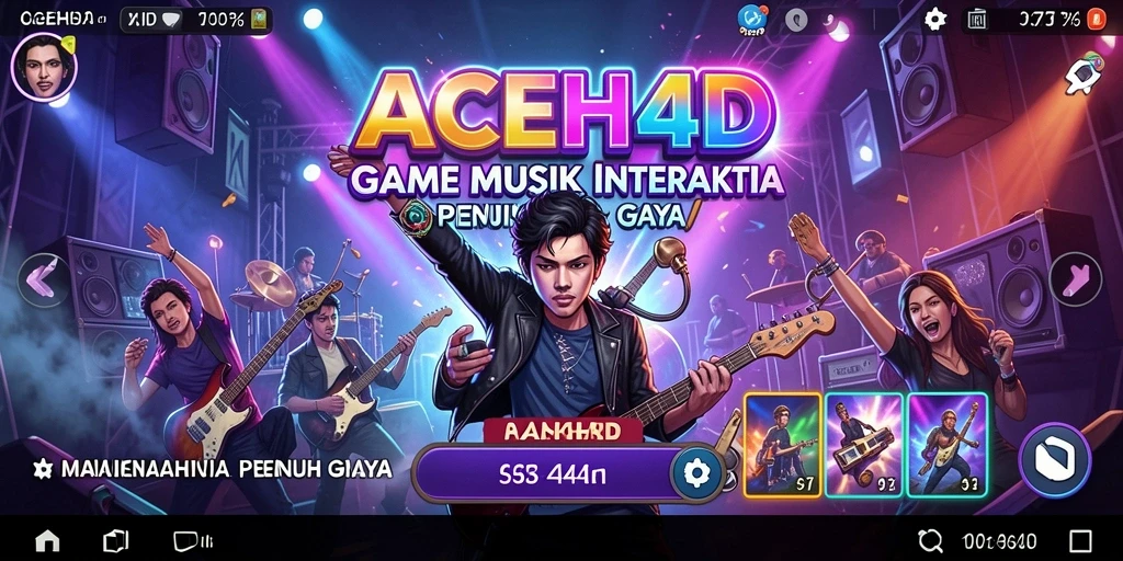 Gameplay menarik ACEH4D dengan berbagai tantangan musik.