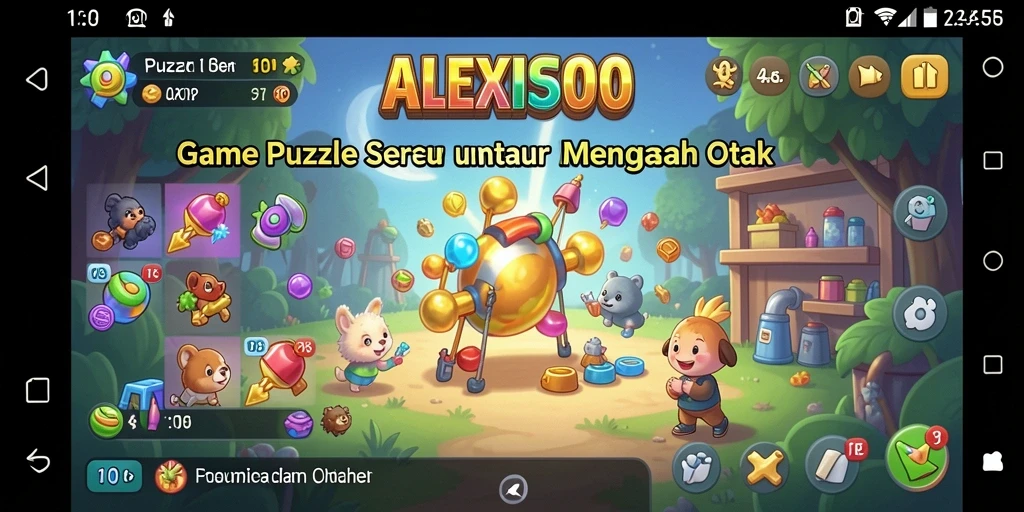 Tampilan menarik ALEXIS500 dengan gameplay Puzzle yang menarik.