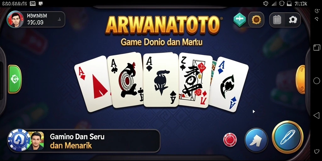 Tampilan gameplay ARWANATOTO yang seru dan interaktif.