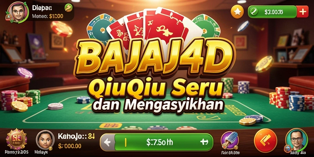 Tampilan menarik dari gameplay QiuQiu di BAJAJ4D.