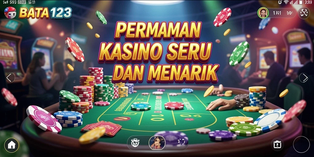 Tampilan menarik dari permainan Kasino di BATA123.