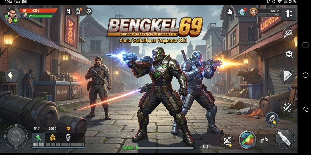 Tampilan gameplay BENGKEL69 yang seru dan menantang.