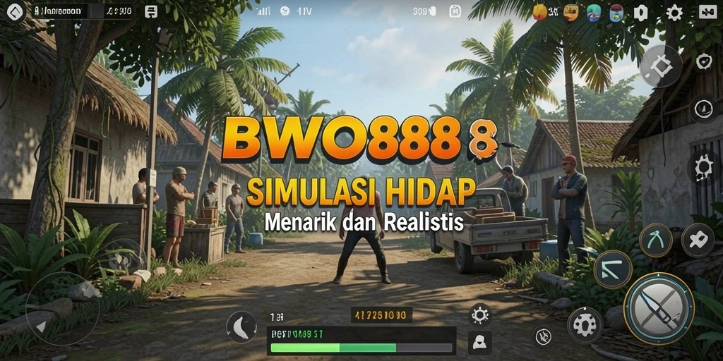 Tampilan gameplay BWO888 yang menakjubkan dan interaksi karakter.