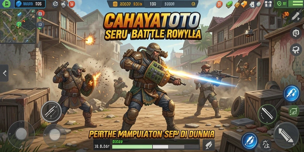 Gameplay seru CAHAYATOTO dalam pertempuran Battle Royale.