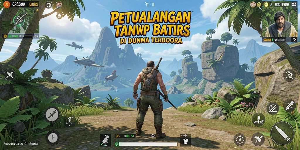 Gameplay menarik dalam dunia terbuka yang luas dan hidup.