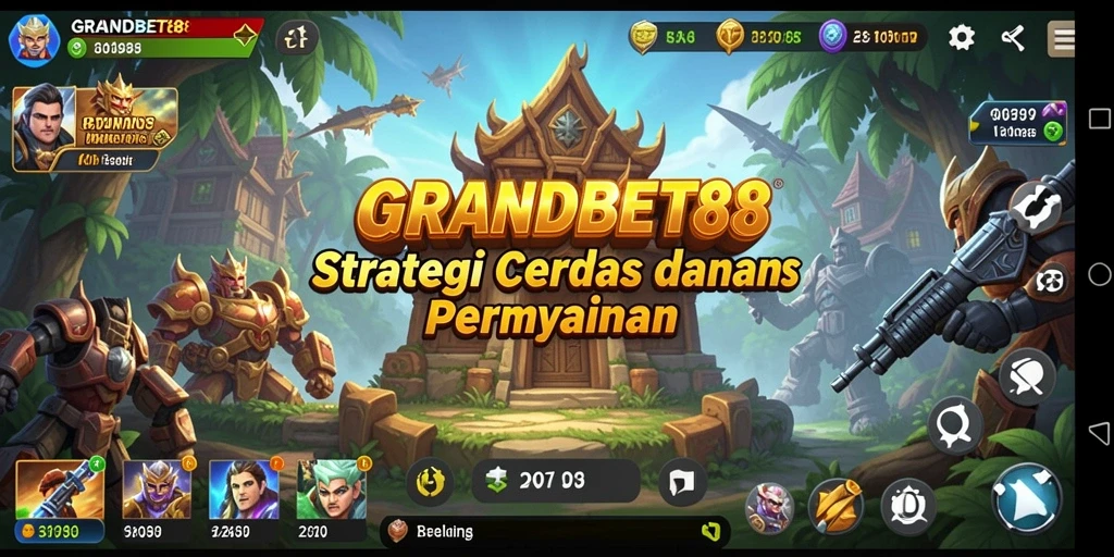 Tampilan gameplay menarik dan strategi mendalam di GRANDBET88.