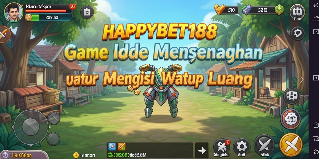 Screenshot utama dari HAPPYBET188 menampilkan gameplay santai dan menarik dari permainan Idle.