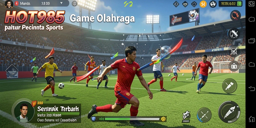 Tampilan gameplay HOT985 yang dinamis dan mendebarkan.
