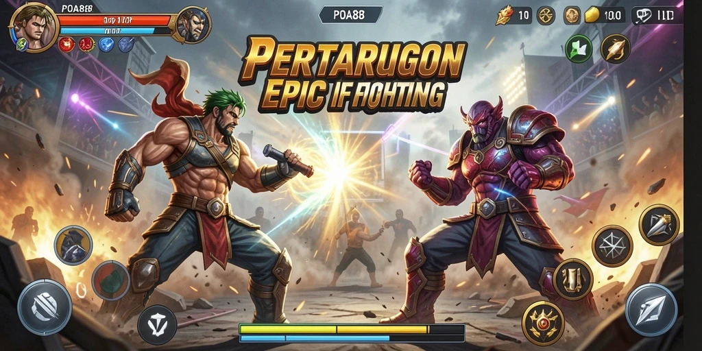 Gameplay Fighting yang seru dan intens di POA88.