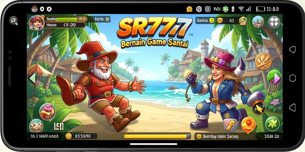 Screenshot menunjukkan momen seru dalam gameplay Casual SR777.