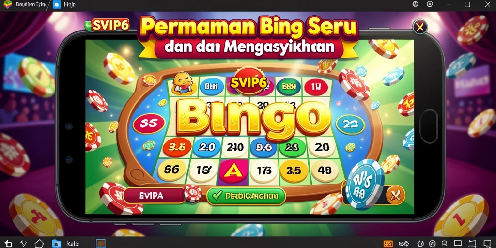 Tampilan gameplay seru dan interaktif dari SVIP6 Bingo.